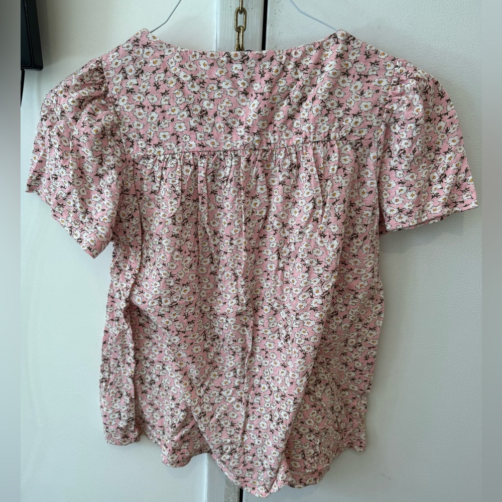 Lucky Brand Pink Floral Shirt Blouse - Picture 2 of 4